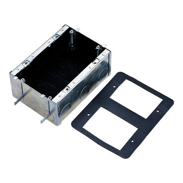 Clipsal - 2 Gang Wall Box - Fire Rated - Electro-Galvanized Steel