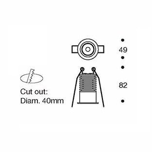 Allier 7 Downlight Recessed Fixed IP44