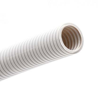 Corrugated Conduit - Grey - Medium Duty 25m Roll