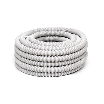 Corrugated Conduit - Grey - Medium Duty 25m Roll