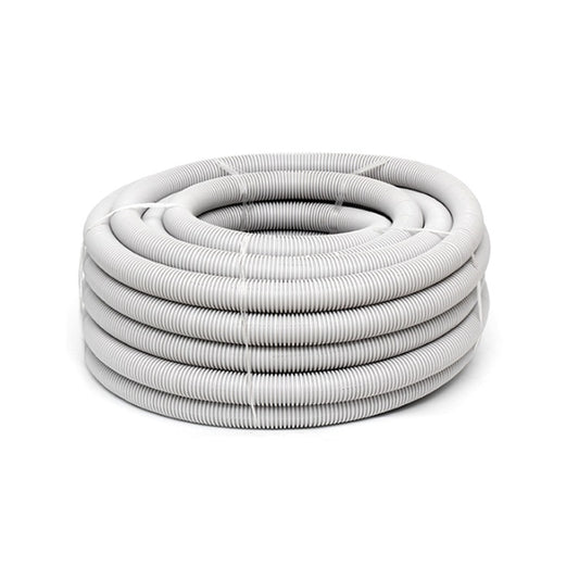 Corrugated Conduit - Grey - Medium Duty 25m Roll