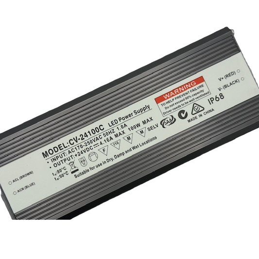 LED Driver IP68 24V DC 100W Non-Dimmable