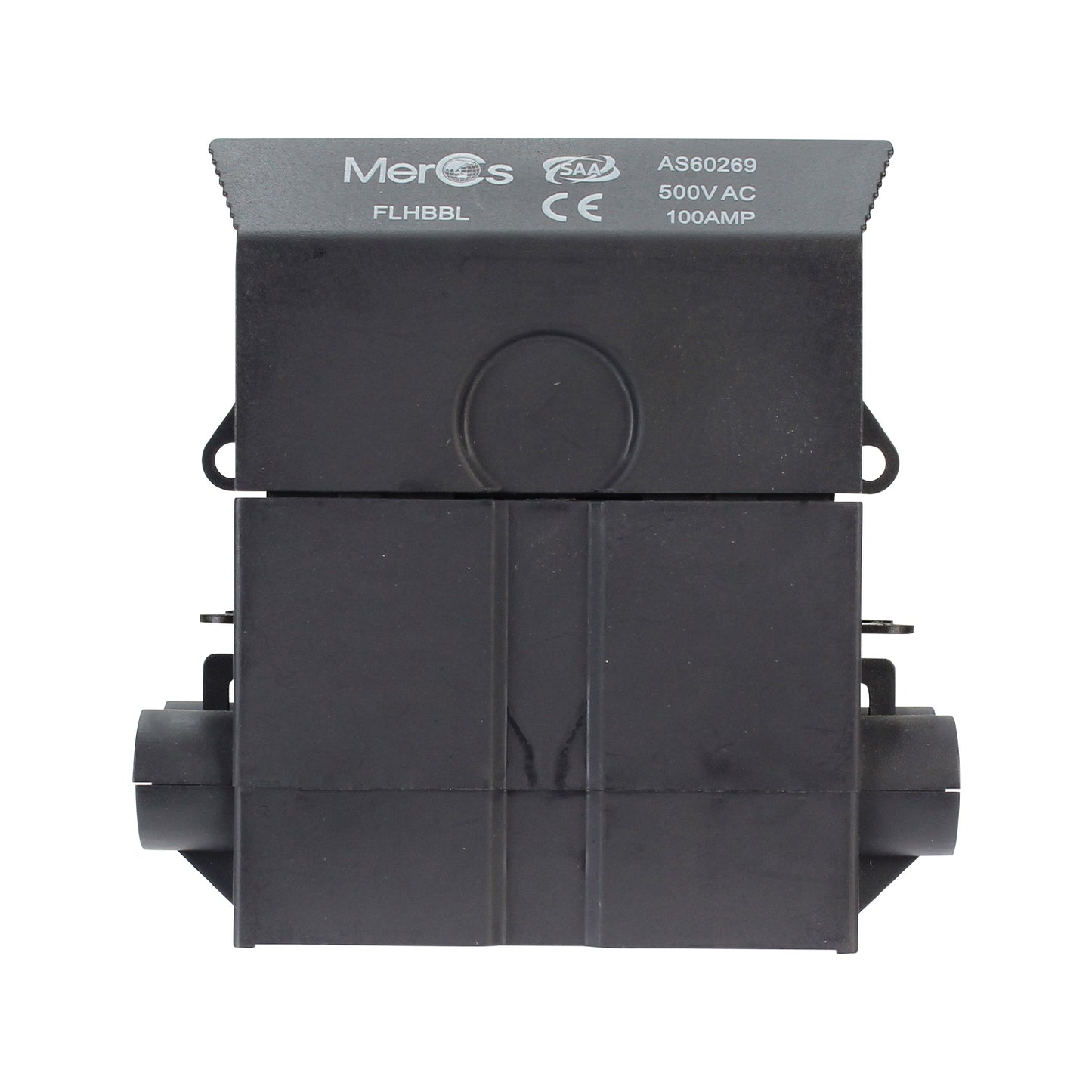 Black Wired Service Fuse Holder - 100A 500V 22x57mm